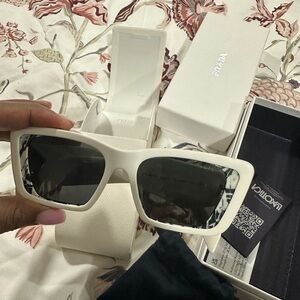 Prada White Sunglasses